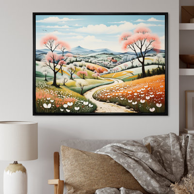 " Countryside Early Spring Landscape III "
