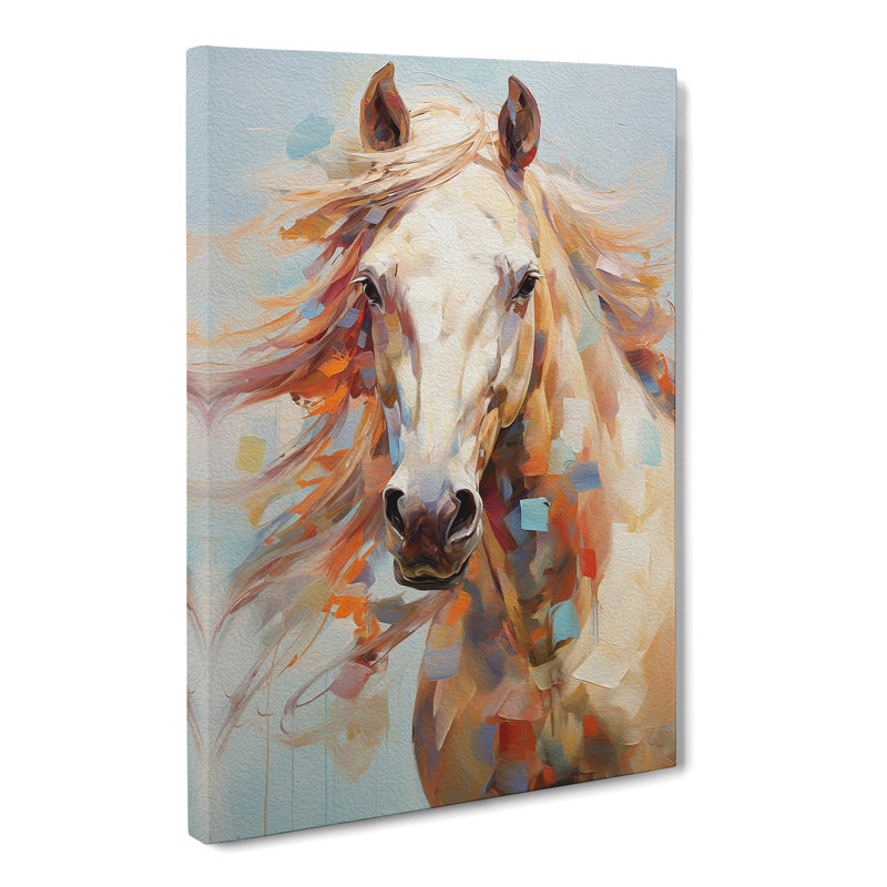Pony Impressionism - Wrapped Canvas, 76cm H x 50cm W x 3cm D