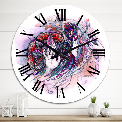 Magic Shaman Dream - Colonial Wall Clock
