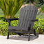 Chaise Adirondack pliante en bois d'acacia rustique-327182261
