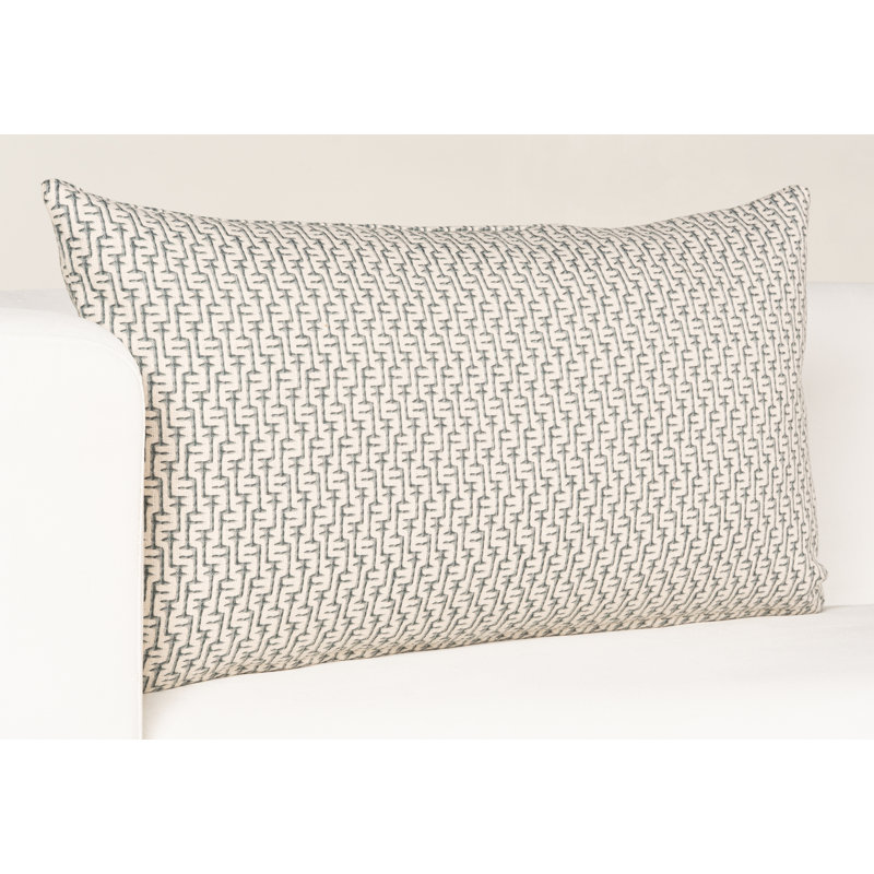 Cascade Accent Pillow, Blue, Polyester, Rectangle 12"H x 21"W