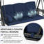 3 Person Porch Swing with Canopy-1225697582