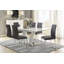 Ensemble de 2 chaises d'appoint en similicuir