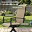 Ensemble repas pour 4 personnes avec chaises pivotantes 360 °-423631221