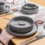 over&back Stackable Semi Hand-Finished Stoneware Dinner Bowls, Set of 4-99279683