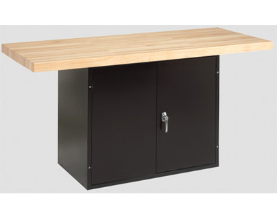 64'' W Wood Top Workbench