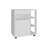 White 1-door Microwave Stand