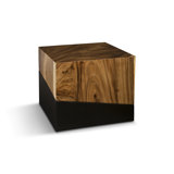 Geometry Block End Table