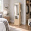 Armoire à bijoux rotative 4 en 1 avec miroir pleine grandeur pour chambre à coucher-1023210400