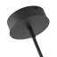 Luminaire suspendu 1 lumière DEL à intensité variable noir
