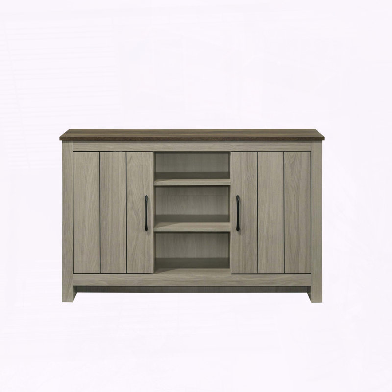 Armoire avec tablettes et gestion des câbles