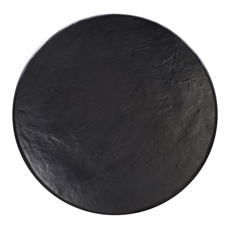 Amoz 59.3'' Round Dining Table, Black