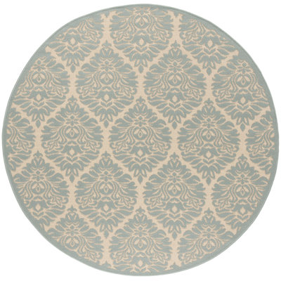 Emmanuel Linden 100 Performance Damask Indoor/Outdoor Area Rug