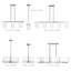 Luminaire suspendu cylindrique à 1 lumière Delvin-1324429994