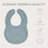 Comfy Cubs Muslin Bibs for Babies - Feeding, Drool and Teething Bib with Adjustable Snaps-1400518797