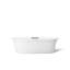 Volute 70-7 / 8 po X 30 3/8 po Baignoire autoportante avec base