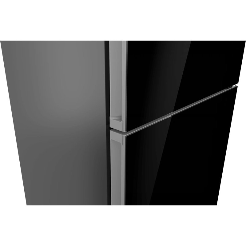 Free-Standing Fridge-Freezer, Black