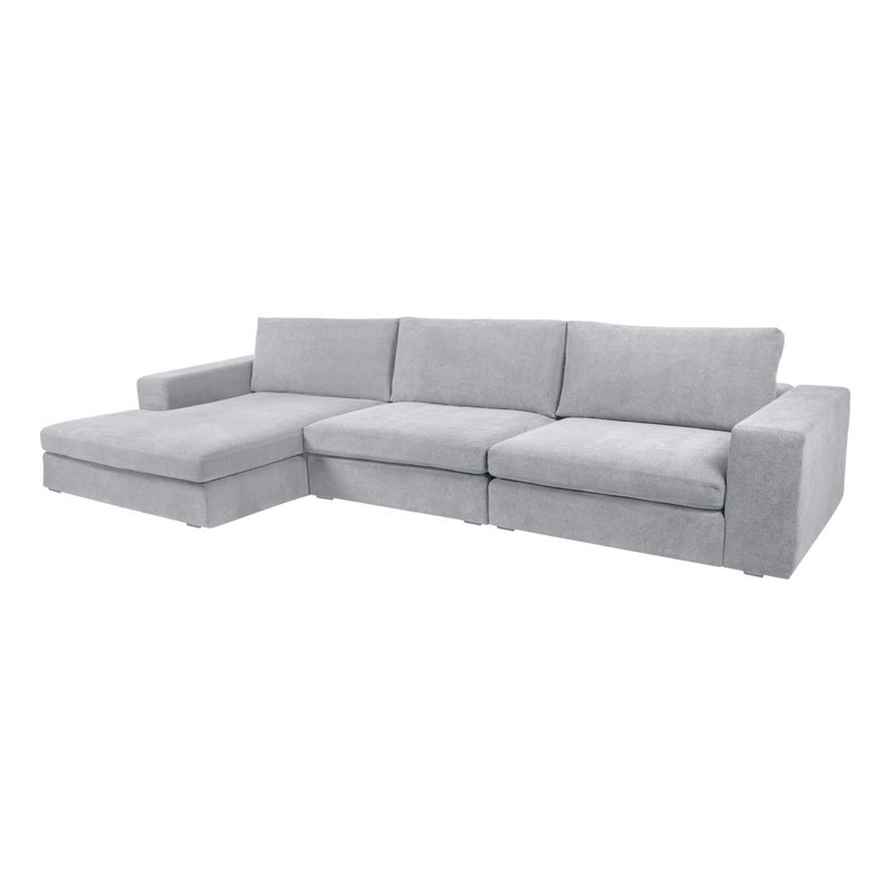 Canapé modulaire 3 pièces Ojai, Accoudoir à gauche (vu de face), Light Grey