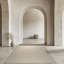 Ivory Hand-Knotted Wool Subtle Speckled Geometric Modern Contemporary Carpet Rug-979380120