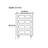 French-style minimalist storage cabinet