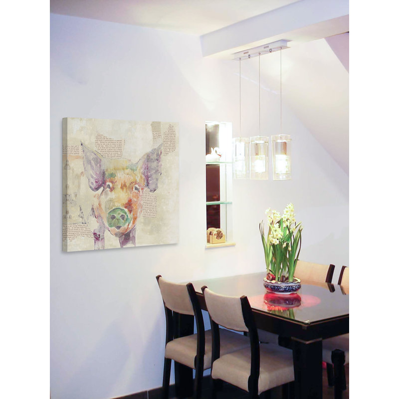 Farm Collage III - Wrapped Canvas Print, 61 cm H x 61 cm W x 4 cm D