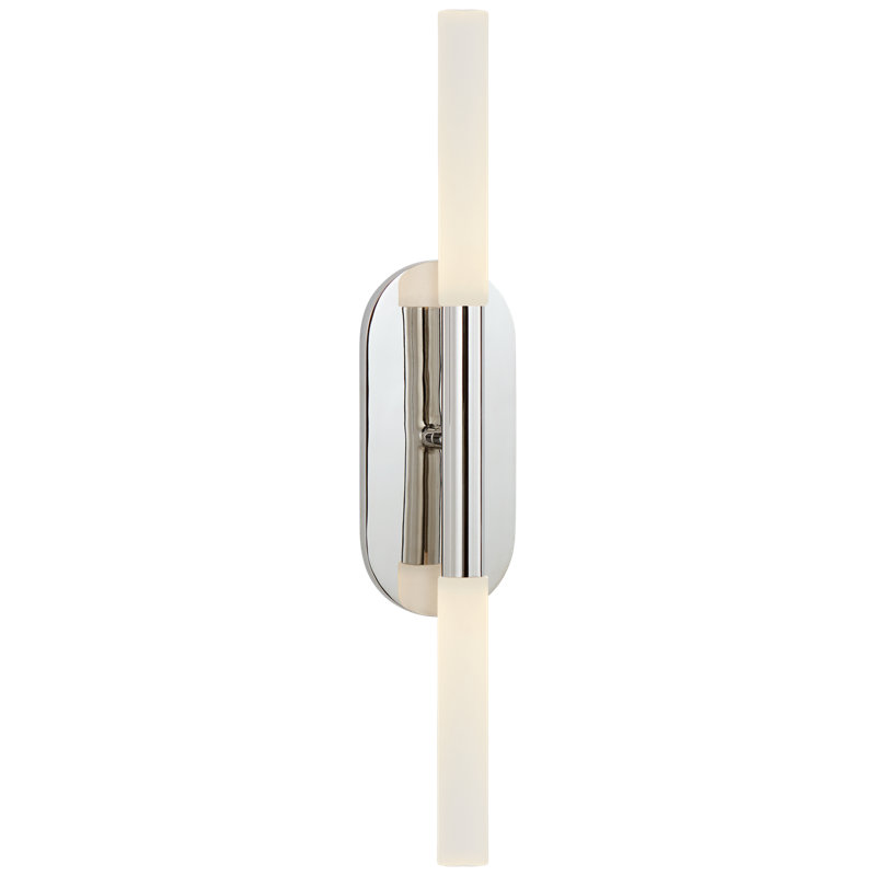 Kelly Wearstler Rousseau Medium Vanity Sconce, Polished Nickel