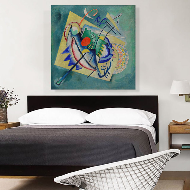 «Red Oval 1920» par Wassily Kandinsky, reproduction d'art sur toile tendue, H 36 po x l 36 po x 1,5 po
