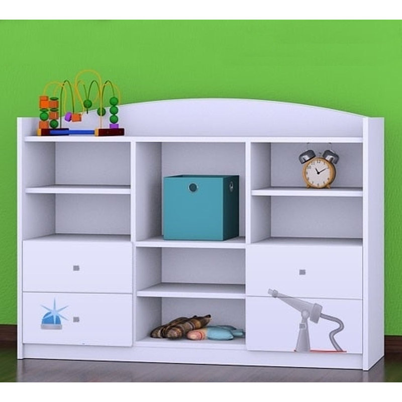 Irene 92cm H X 129cm W Kids Cube, White