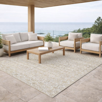 Machine Washable Indoor/Outdoor Chantille ACN2931 Global Rug