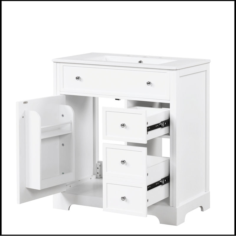 Meuble-lavabo simple avec plateau Sanzone 30,00