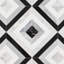 Bowery 8x8 Geometric Polished Marble Mosaic Tile