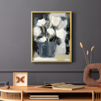 FLORAL Series DCXCVI  -Premium Framed Print -Ready to Hang - No Nails Required