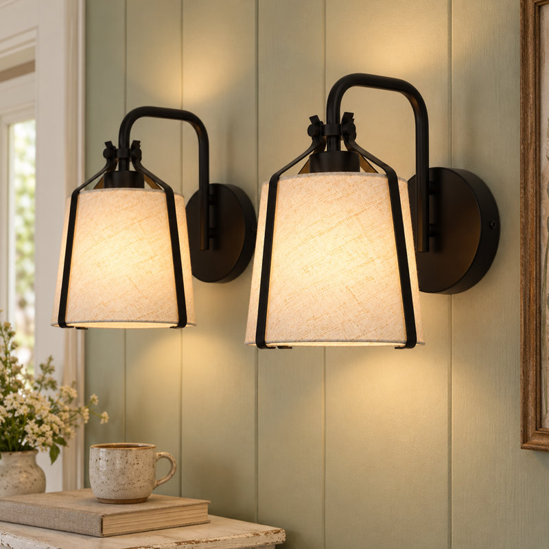 Applique murale moderne 1 lumière 9,8 pouces 9,8 po