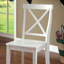 Chaise d'appoint blanche Donti