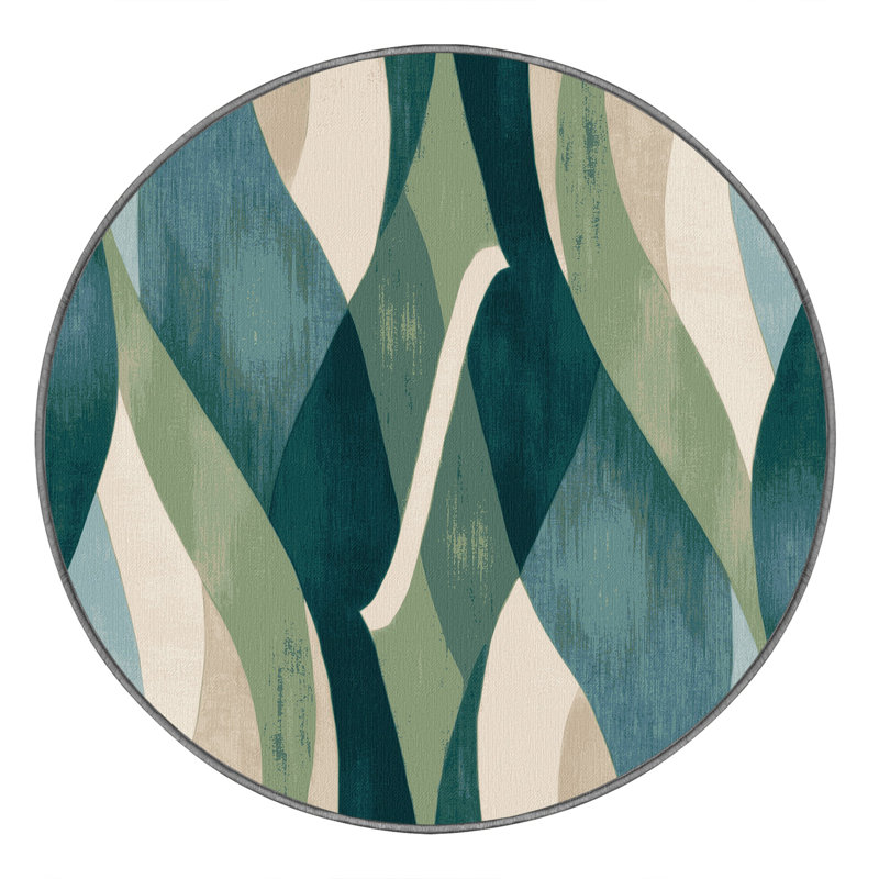 Zenith Passage Rug, Round 4'