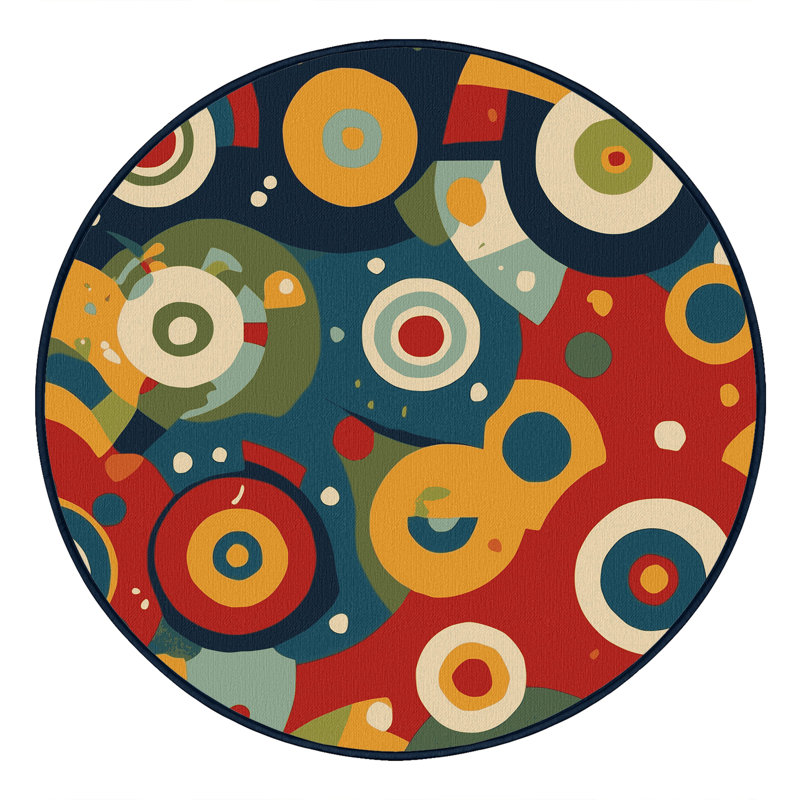 Funky Glow Rug, Round 6'
