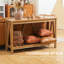Table rustique, console avec rangement, brun pour le salon, couloir, poids du produit 41,19 lb x H 32 po