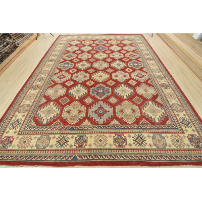 Hand Knotted Wool Geometric Indoor Rug