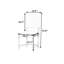 Chaises de salle à manger rembourrées 2 pièces Topmax -153355659