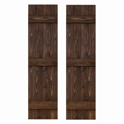Traditional Board and Batten Exterior Shutters