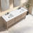 Wesli 72" Double Bathroom Vanity With Engineered Stone Top