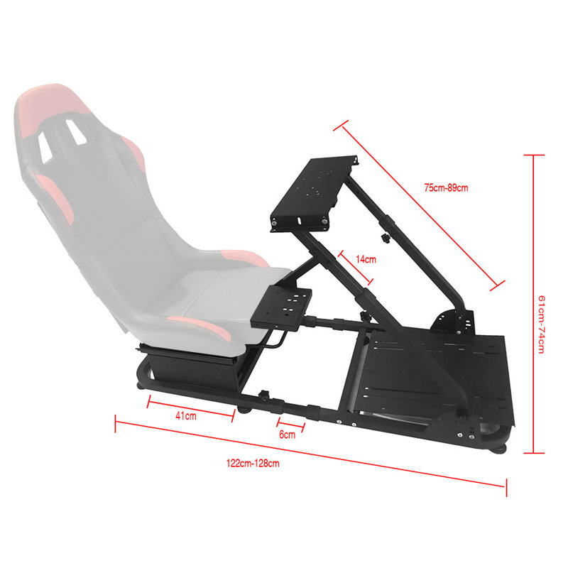 Fauteuil de jeu inclinable et ergonomique Inbox Zero