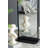Metal Floor Mirror with Shelves