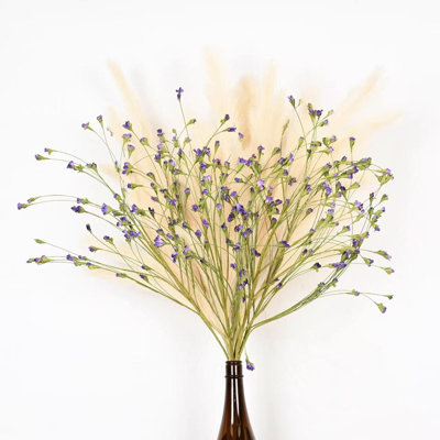 36 po Arrangement floral de fleurs de pampas artificielles pour remplissage de vases