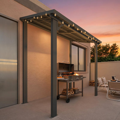 Pergolas et abris de jardin muraux robustes