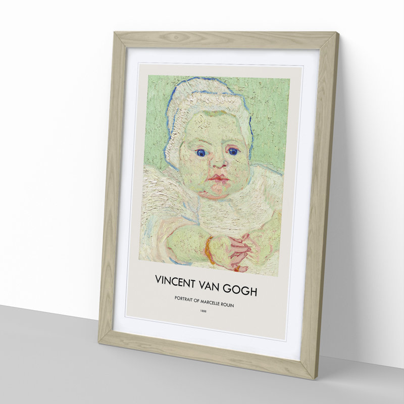 Roulins Baby by Vincent Van Gogh - Picture Frame Graphic Art, 36cm H x 27cm W x 2cm D