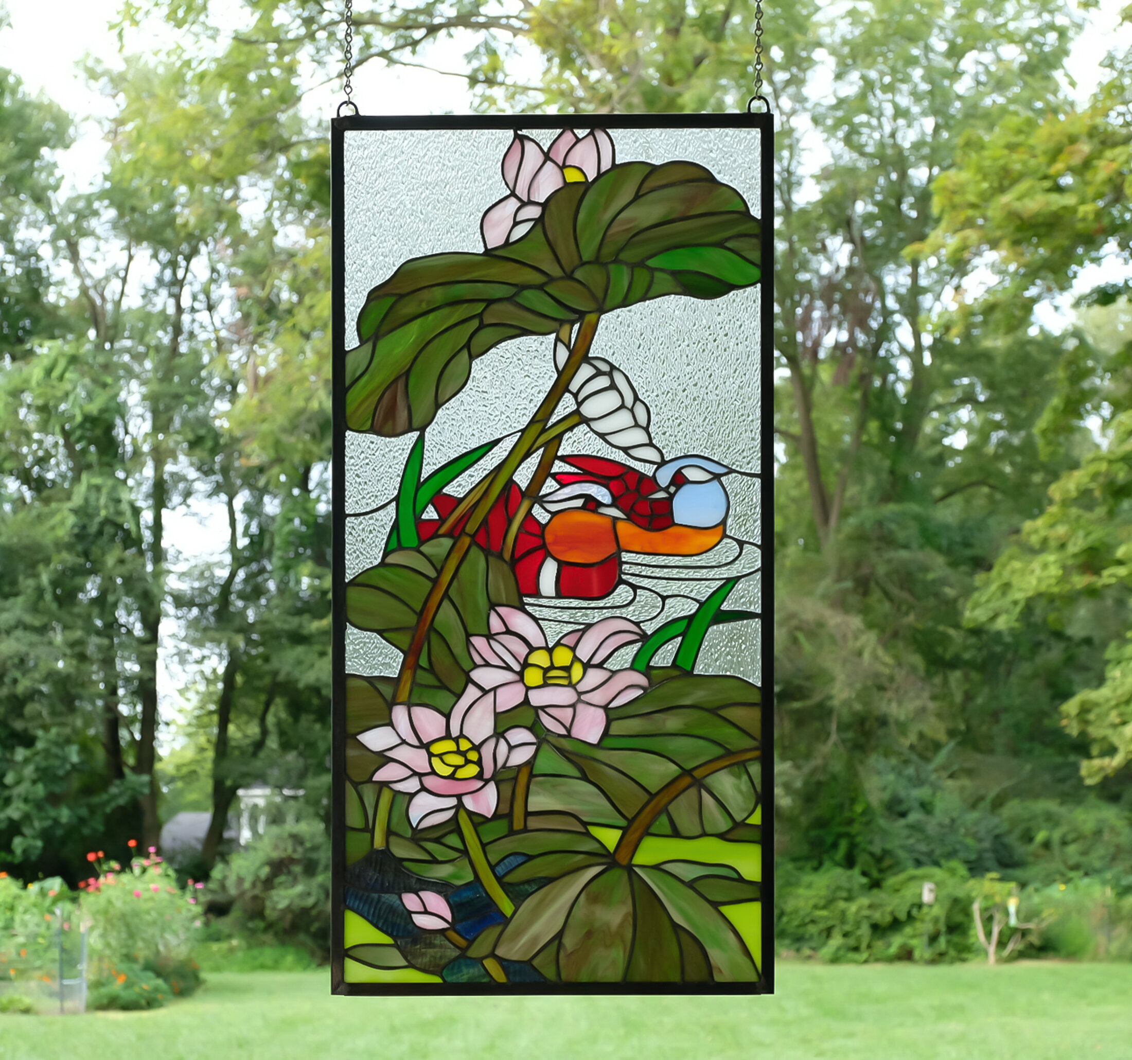 Plants & Flowers Window Panel