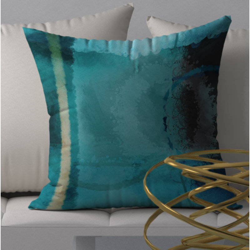 Housse de coussin décorative carrée Easy Natural, 18 po x 18 po