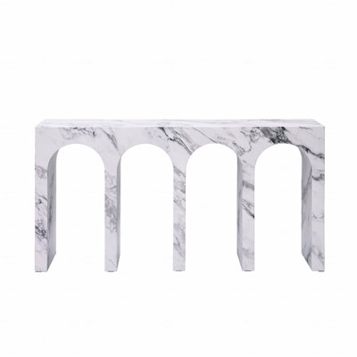 Engineered Stone Console Table