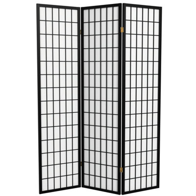 Paravent de cloison pliable 4 panneaux Ebern Designs